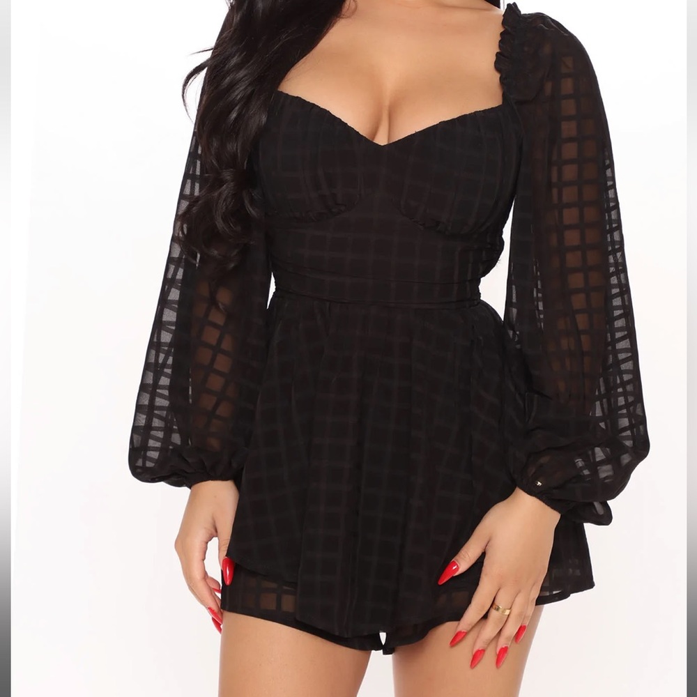 Plaid romper